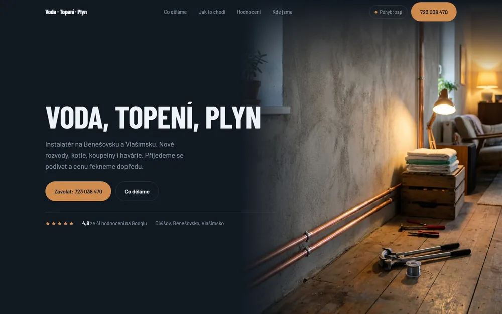 Web pro VTP Instalatér